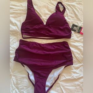 NWT Shekini PlumPurple Bikini